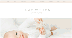 Desktop Screenshot of amywilsonphotography.com